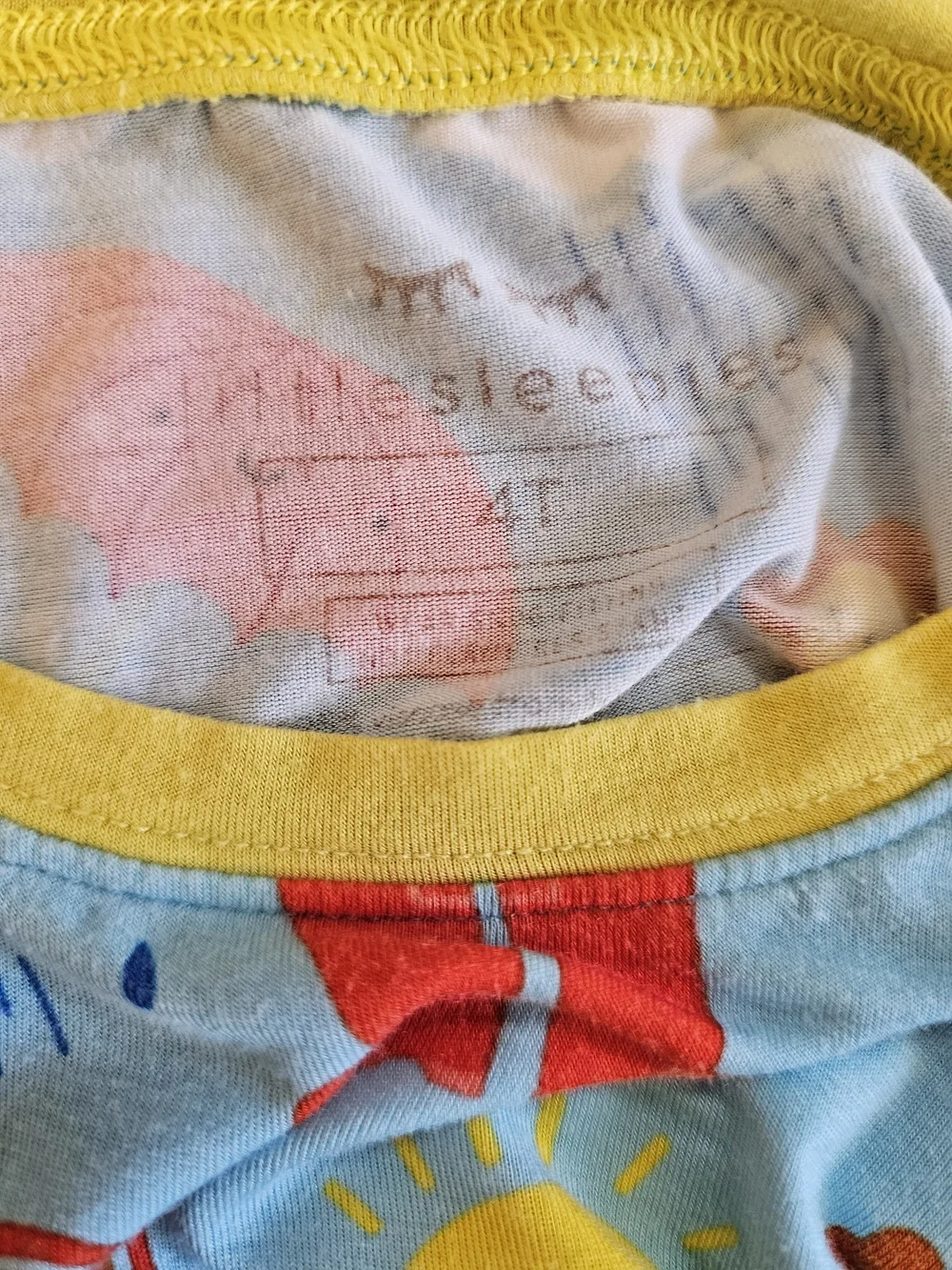 Littke Sleepies Sunshowers Print 4T